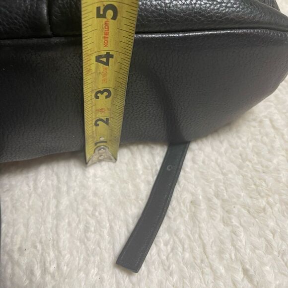 Tignanello Leather Black small Backpack string straps closure. main image 7